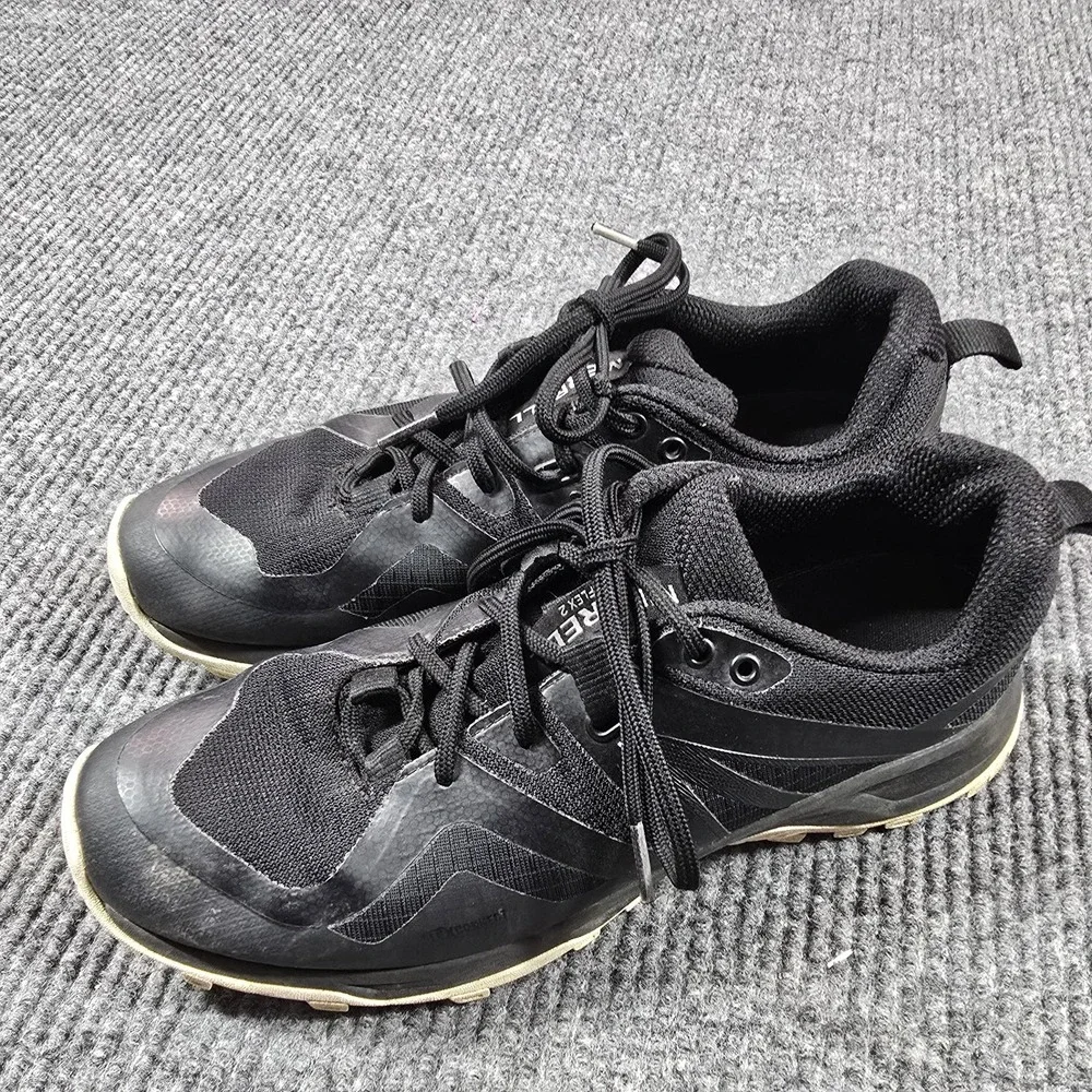 Merrell Trail Running Shoes Womens‎ Size 9.5 Black MQM Flex 2 Lace Up J034260